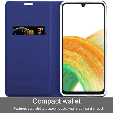 Samsung Galaxy A33 5G lommebokdeksel etui (blå)