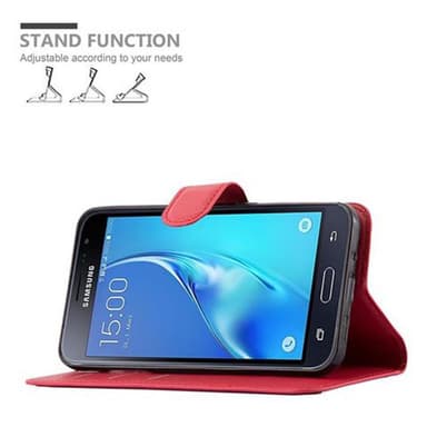 Samsung Galaxy J3 2016 Deksel Etui Case (rød)