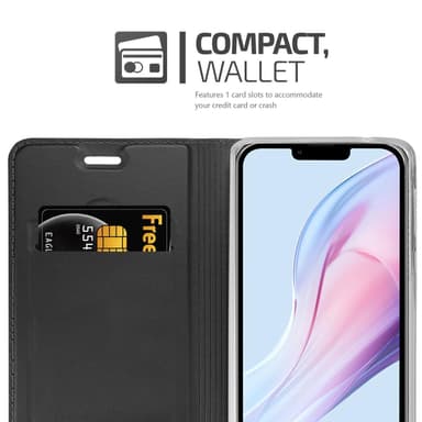 iPhone 13 lommebokdeksel etui (svart)