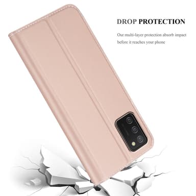 Samsung Galaxy A02s lommebokdeksel etui (rosa)