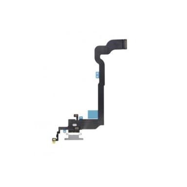 Ladekontakt og mikrofon for iPhone X - Grå