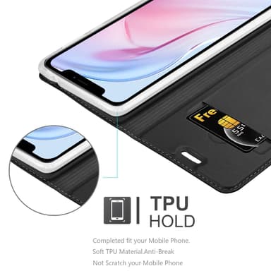 iPhone 13 lommebokdeksel etui (svart)