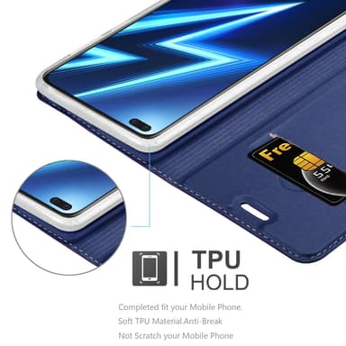 Realme 6 PRO lommebokdeksel etui (blå)