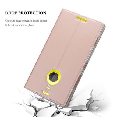 Nokia Lumia 1520 lommebokdeksel etui (rosa)