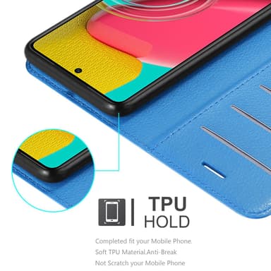Samsung Galaxy M53 5G Deksel Etui Case (blå)
