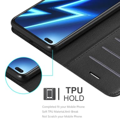 Realme 6 PRO Deksel Etui Case (svart)