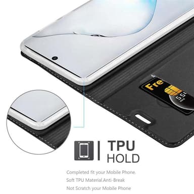 Samsung Galaxy NOTE 10 lommebokdeksel etui (svart)
