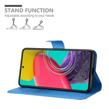 Samsung Galaxy M53 5G Deksel Etui Case (blå)