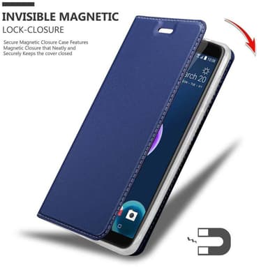 HTC Desire 12 lommebokdeksel etui (blå)