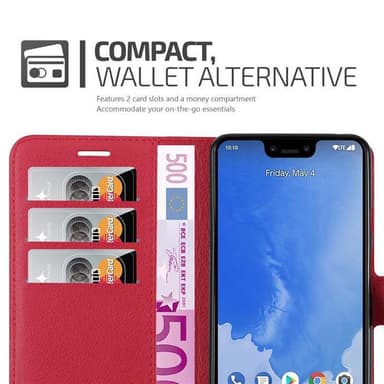 Google PIXEL 3 Deksel Etui Case (rød)