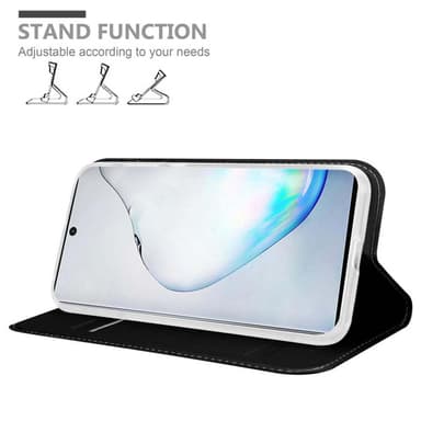 Samsung Galaxy NOTE 10 lommebokdeksel etui (svart)