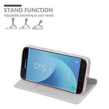 Samsung Galaxy J7 2017 lommebokdeksel etui (sølv)