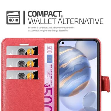 Honor 30 Deksel Etui Case (rød)