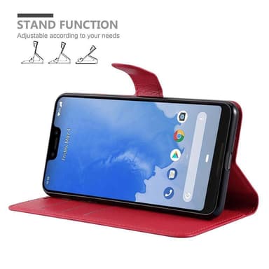 Google PIXEL 3 Deksel Etui Case (rød)