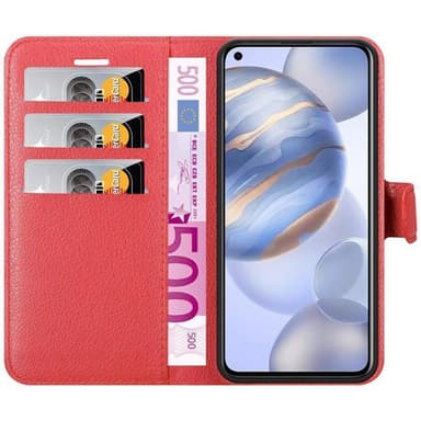 Honor 30 Deksel Etui Case (rød)