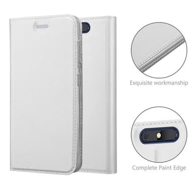 ZTE Blade V8 lommebokdeksel etui (sølv)