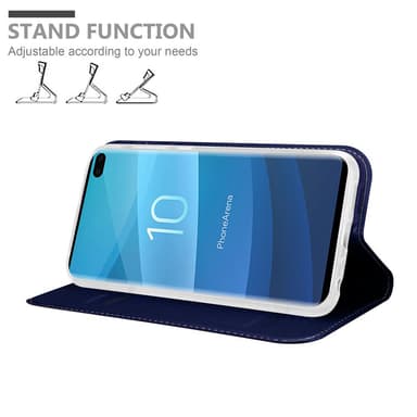 Samsung Galaxy S10 PLUS lommebokdeksel etui (blå)