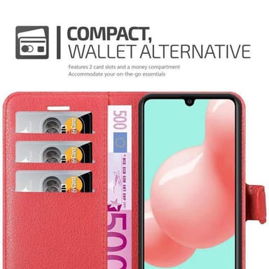 Samsung Galaxy A41 Deksel Etui Case (rød)