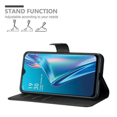 Oppo A12 Deksel Etui Case (svart)