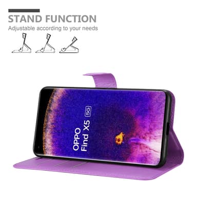 Oppo FIND X5 Deksel Etui Case (lilla)