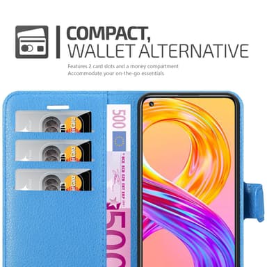 Realme 8 4G / 8 PRO Deksel Etui Case (blå)