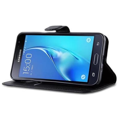 Samsung Galaxy J3 2015 Deksel Etui Case (svart)