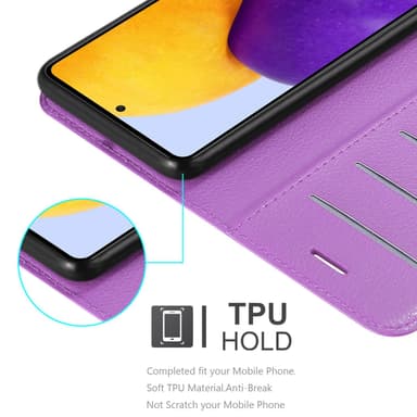 Samsung Galaxy A73 5G Deksel Etui Case (lilla)