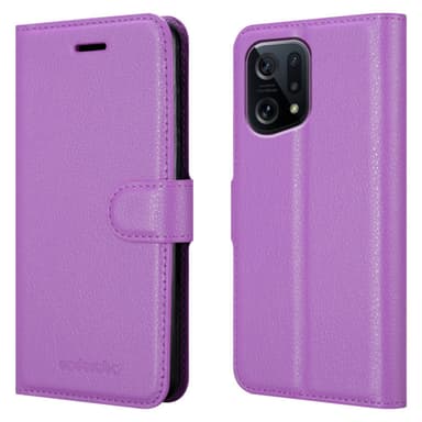 Oppo FIND X5 Deksel Etui Case (lilla)