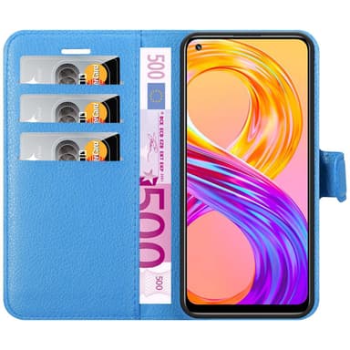 Realme 8 4G / 8 PRO Deksel Etui Case (blå)