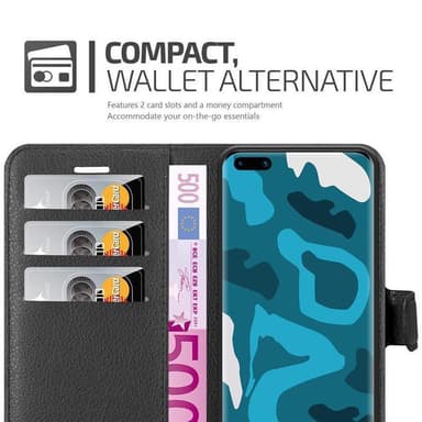 Huawei P40 PRO / P40 PRO+ Deksel Etui Case (svart)