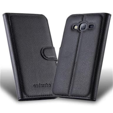 Samsung Galaxy J3 2015 Deksel Etui Case (svart)