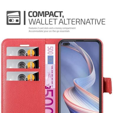 Oppo A92s Deksel Etui Case (rød)