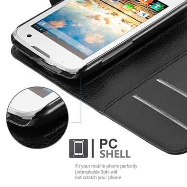 WIKO CINK PLUS Deksel Etui Case (svart)