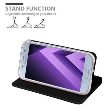 Samsung Galaxy A3 2017 lommebokdeksel etui (svart)