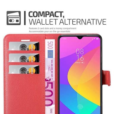 Xiaomi Mi CC9 Deksel Etui Case (rød)