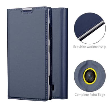 Nokia Lumia 520 / 521 lommebokdeksel etui (blå)
