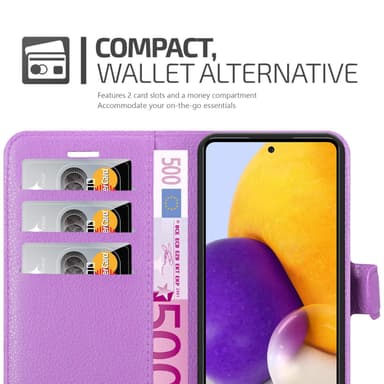 Samsung Galaxy A73 5G Deksel Etui Case (lilla)
