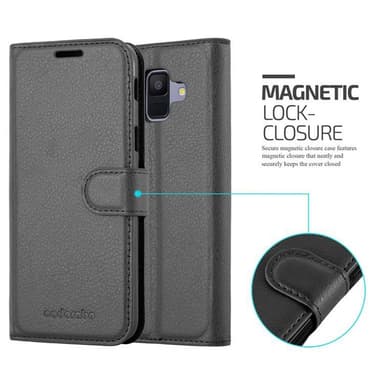 Samsung Galaxy A6 2018 Deksel Etui Case (svart)