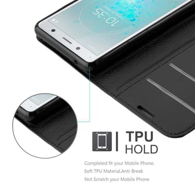 Sony Xperia XZ2 COMPACT Deksel Etui Case (svart)