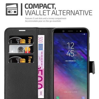 Samsung Galaxy A6 2018 Deksel Etui Case (svart)