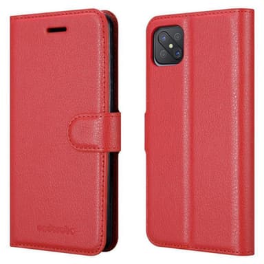 Oppo A92s Deksel Etui Case (rød)