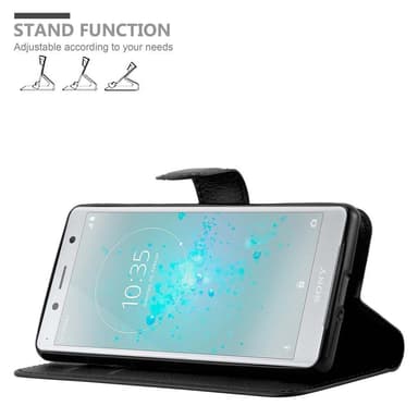 Sony Xperia XZ2 COMPACT Deksel Etui Case (svart)