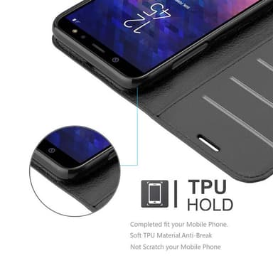 Samsung Galaxy A6 2018 Deksel Etui Case (svart)