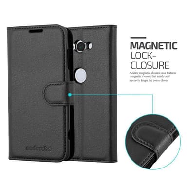 Sony Xperia XZ2 COMPACT Deksel Etui Case (svart)