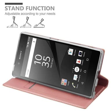 Sony Xperia Z5 lommebokdeksel etui (rosa)