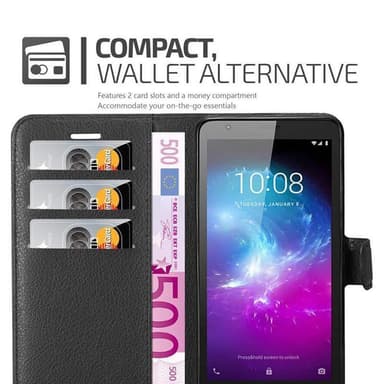 ZTE Blade A3 2019 Deksel Etui Case (svart)