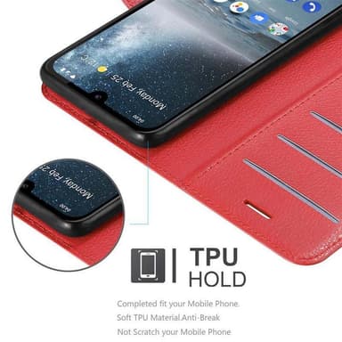 Nokia 4.2 Deksel Etui Case (rød)