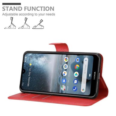 Nokia 4.2 Deksel Etui Case (rød)