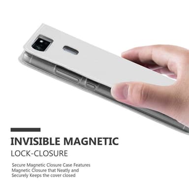 Huawei P9 lommebokdeksel etui (sølv)