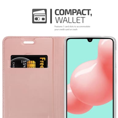 Samsung Galaxy A41 lommebokdeksel etui (rosa)